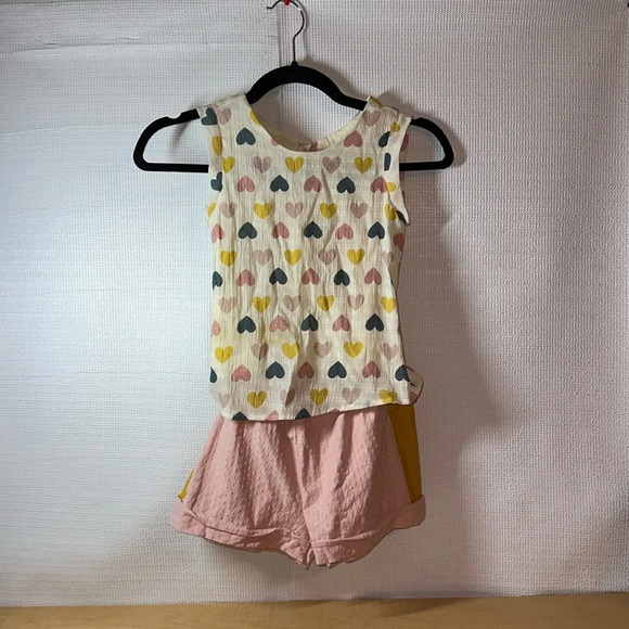 MABEL & HONEY Girls Shirt and Shorts Set Size 6X - Picture 1 of 7